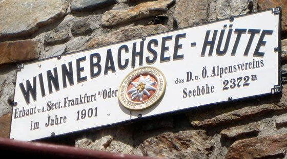 Winnebachseehütte (Fotogröße 60 KB)